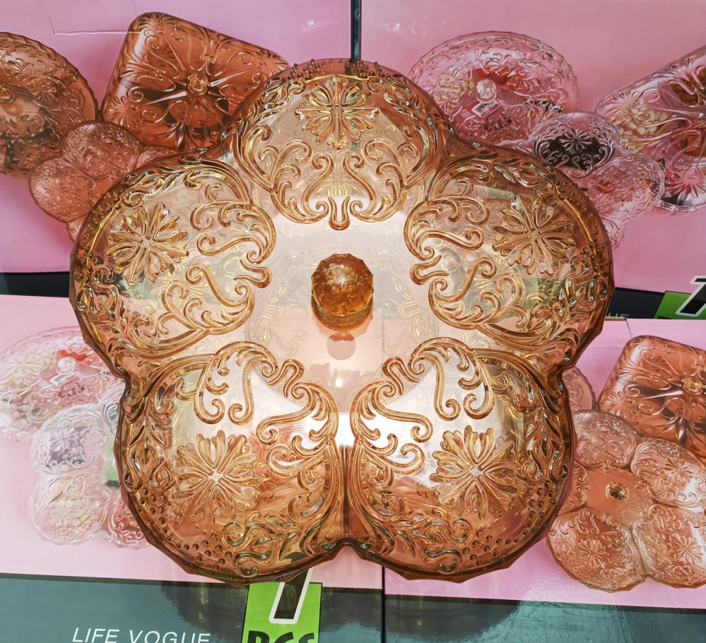 Âu mứt mica vàng - hoa