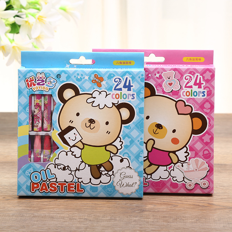 Hộp sáp màu 24 bút