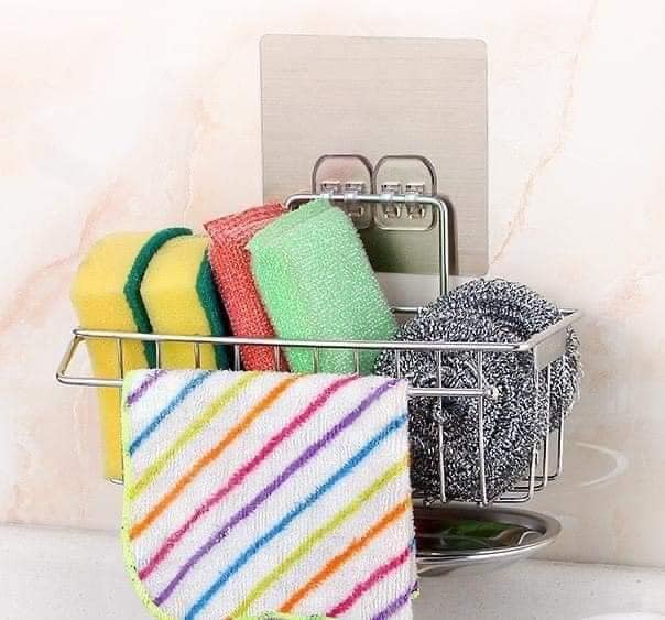 Kệ chữ nhật có khay hứng nước (dán siêu chắc)