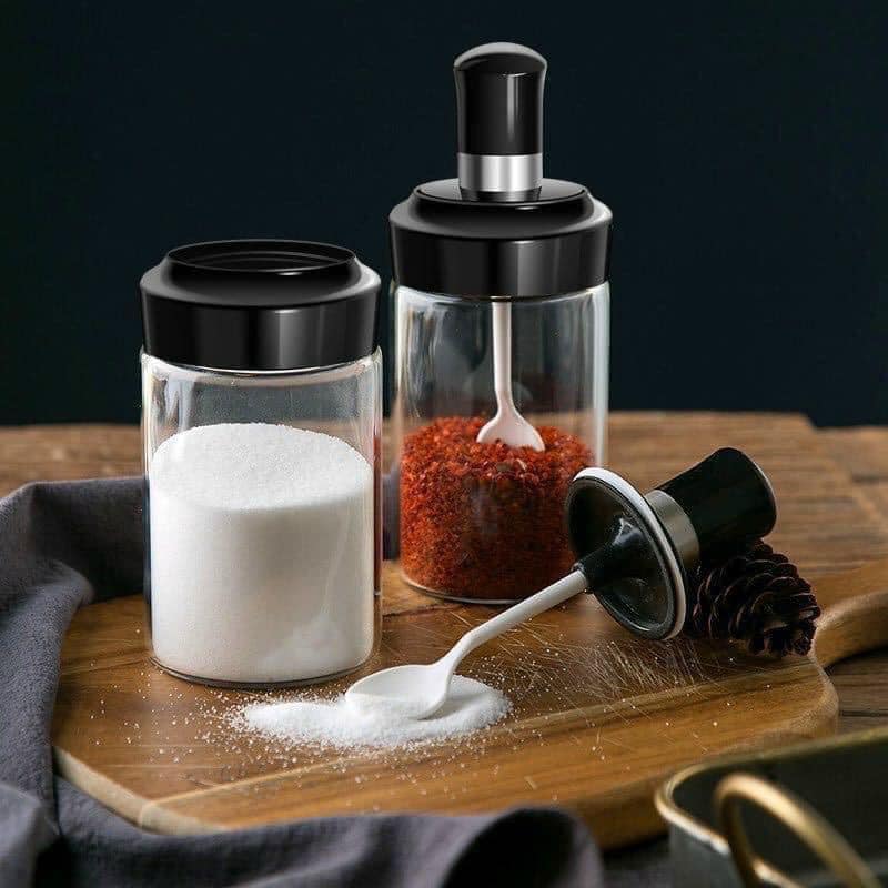Lọ đựng gia vị liền thìa