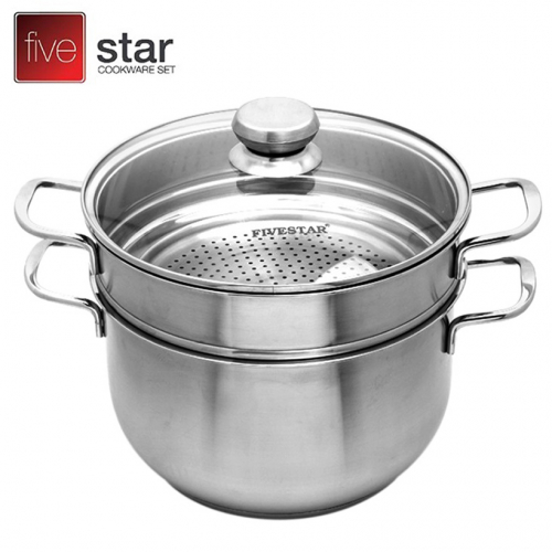 Nồi Fivestar 3 đáy xửng hấp 28cm
