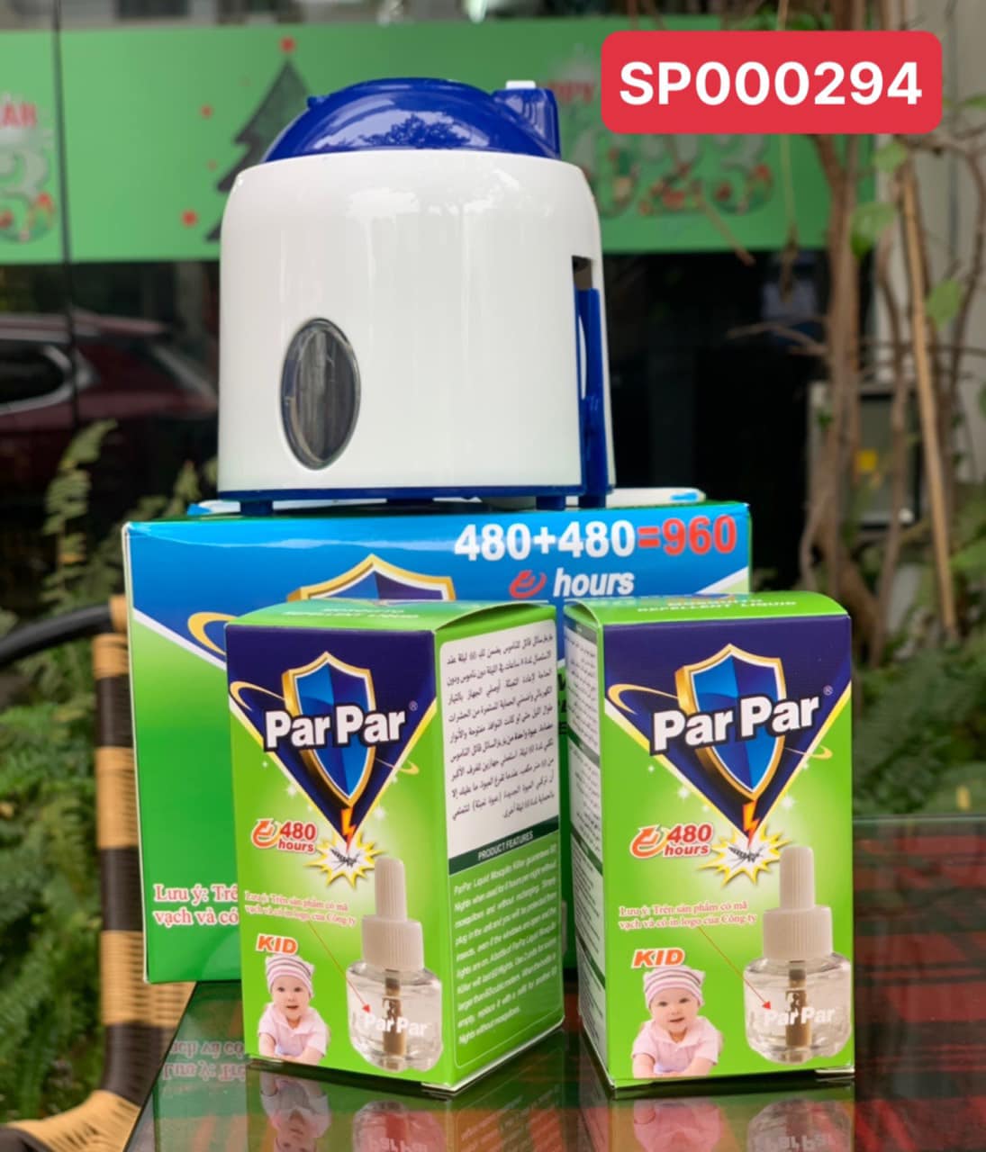 Đèn đuổi muỗi Par Par (2 tinh dầu)