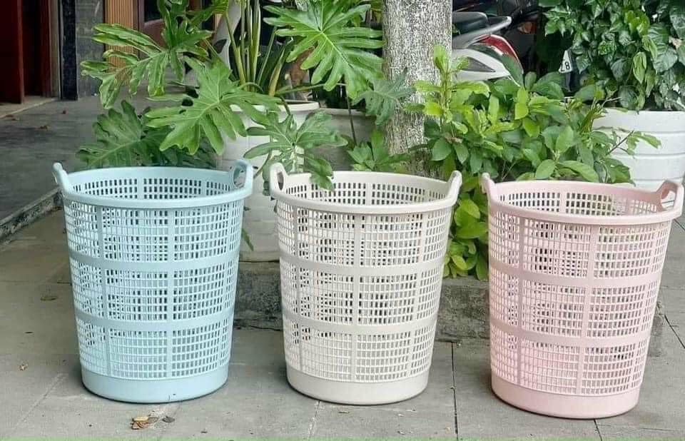 Sọt nhựa đựng đồ cỡ to tròn (40x43cm)