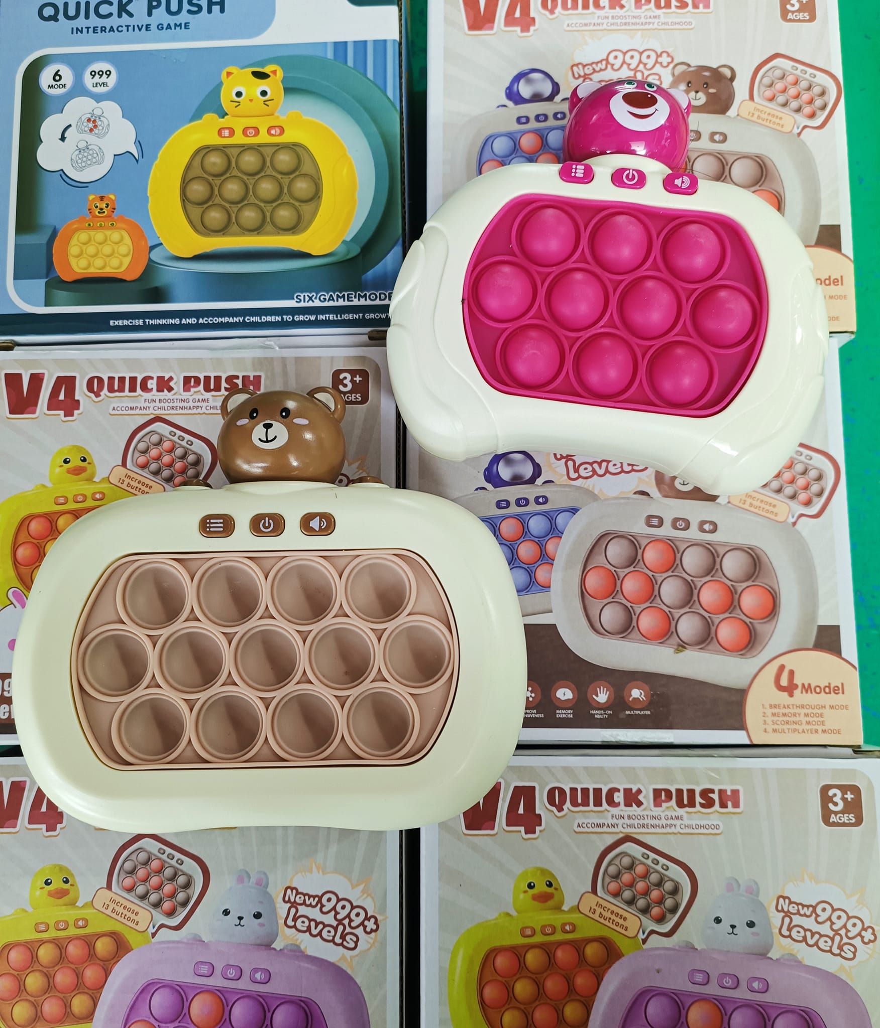 Popit to dạng game, dùng pin, có nhạc