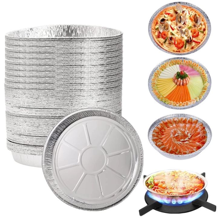 Set 10 khay bạc lót nồi chiên ĐK 24cm