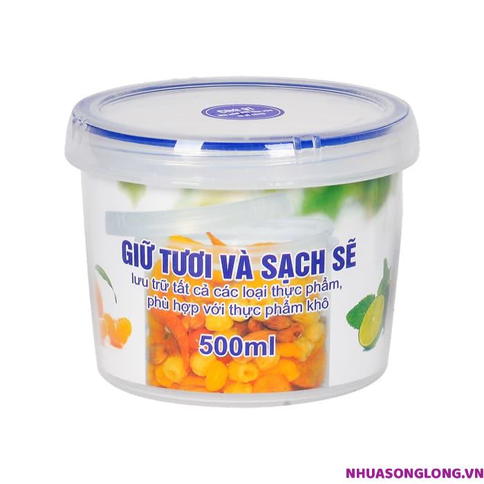 Hộp đựng tp tròn 500ml 2512