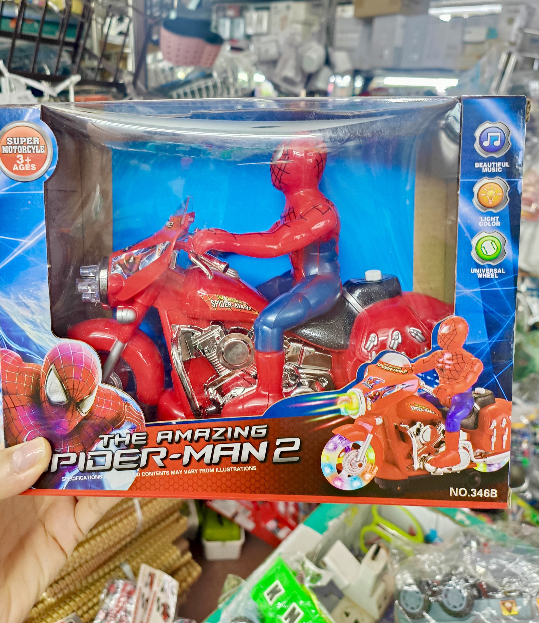 Đồ chơi xe máy người nhện