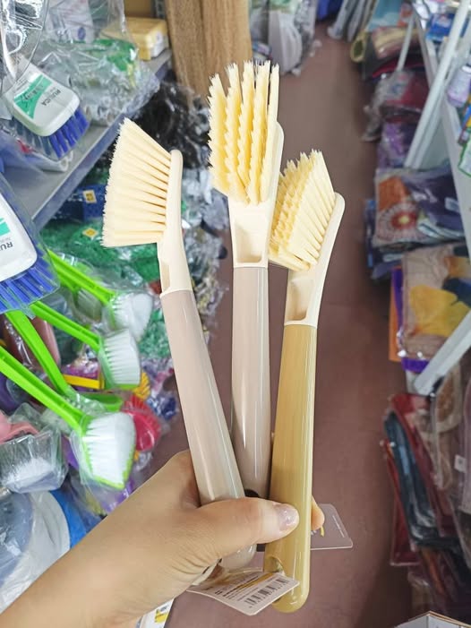 Cọ giầy tay nhựa dài - 3