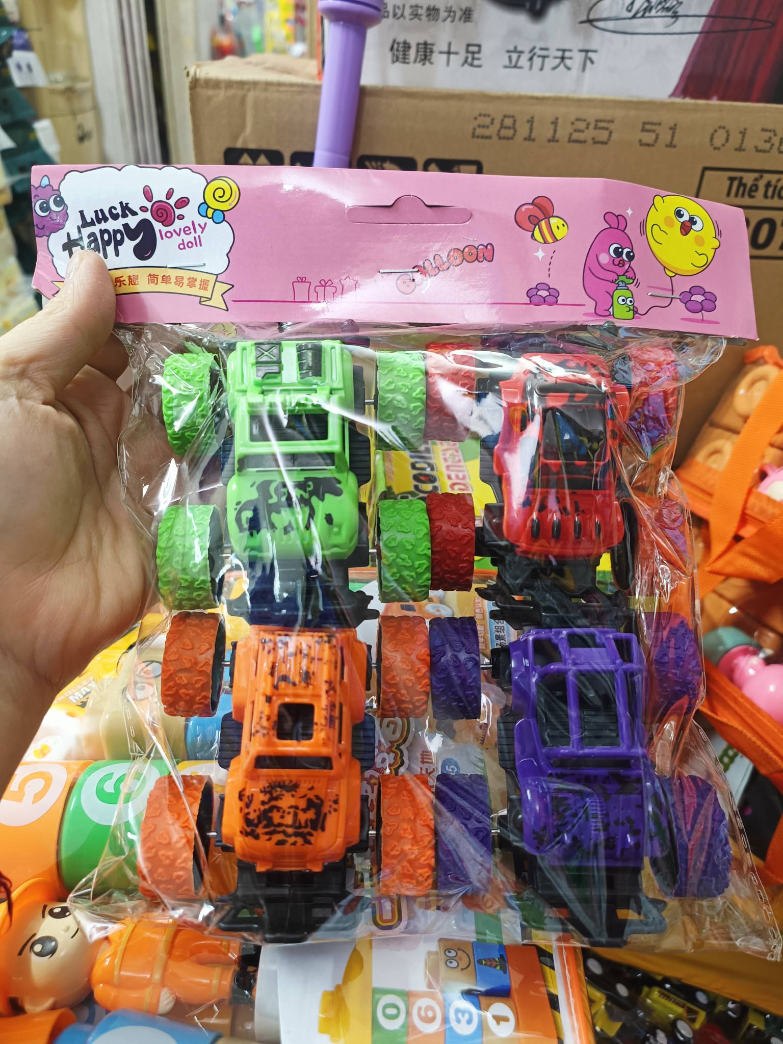 Vỉ 4 xe công trình - 3