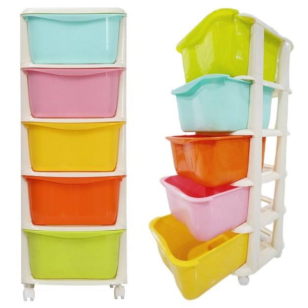 Tủ nhựa đa sắc 5 tầng Việt Nhật