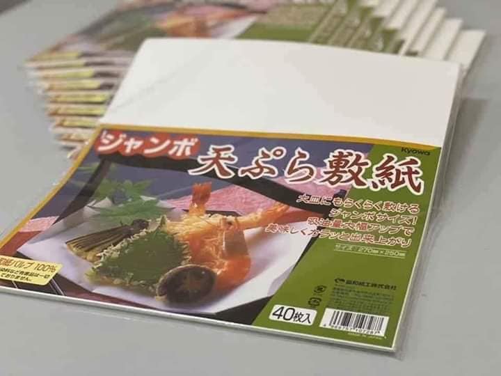 1 tệp giấy thấm dầu ăn Nhật (40 tờ)