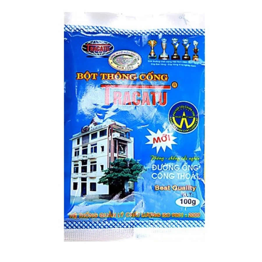 Bột thông tắc cống Tracatu 100g