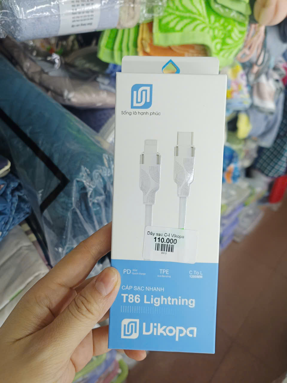 Dây sạc nhanh C-Iphone Vikopa