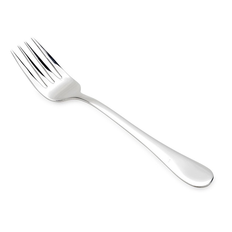 Dĩa inox cán dài loại đẹp (to)