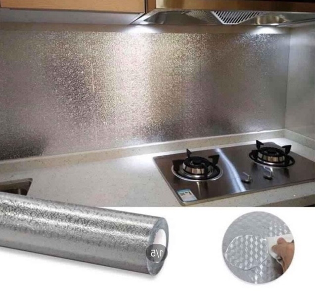 Cuộn giấy bạc dán bếp (60cmx2m)