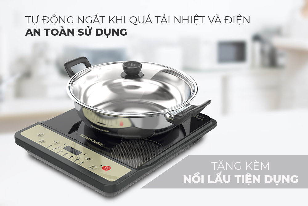 Bếp từ cơ SUNHOUSE SHD6158