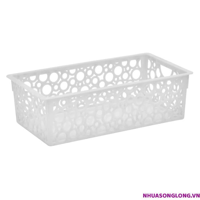 Khay nhựa trắng SL 2336 (28 x 15 x 8.5 cm)