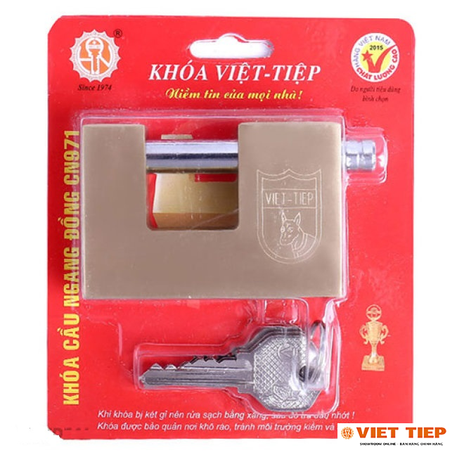 Khóa cửa Việt Tiệp cầu ngang đồng CN971