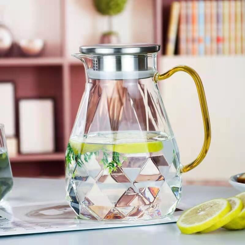 Bình nước chịu nhiệt 400o trắng lùn