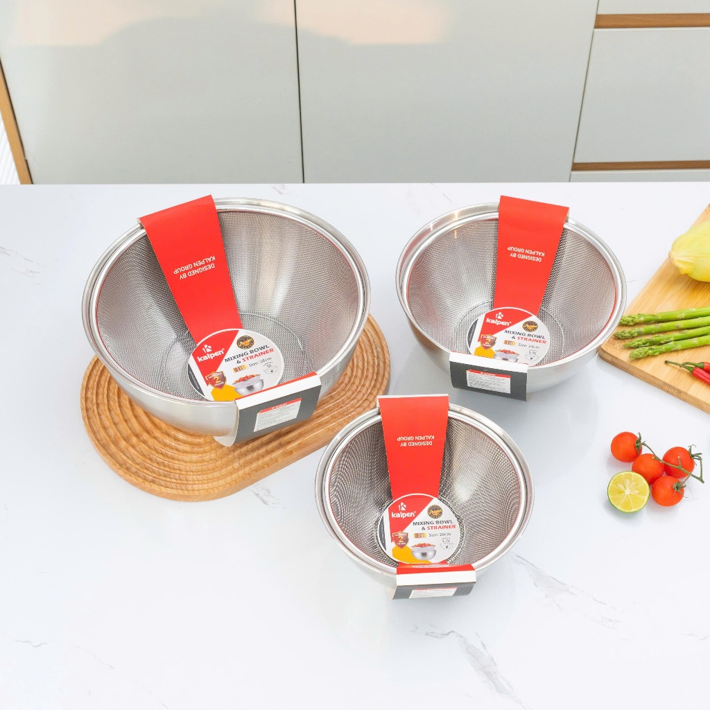 Bộ rổ inox Kafpen 24cm