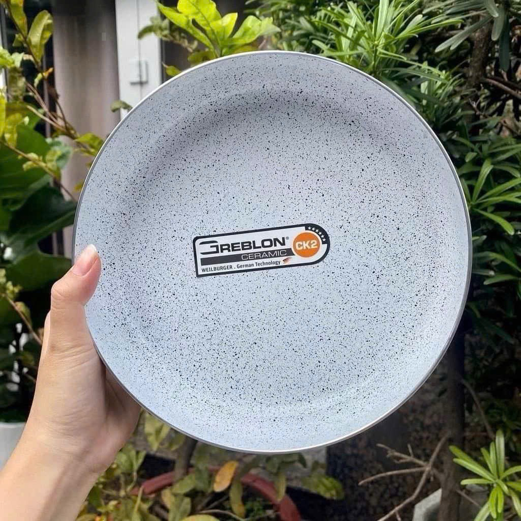 Khay nướng Greblon 20cm đá trắng(dùng trong nckd)