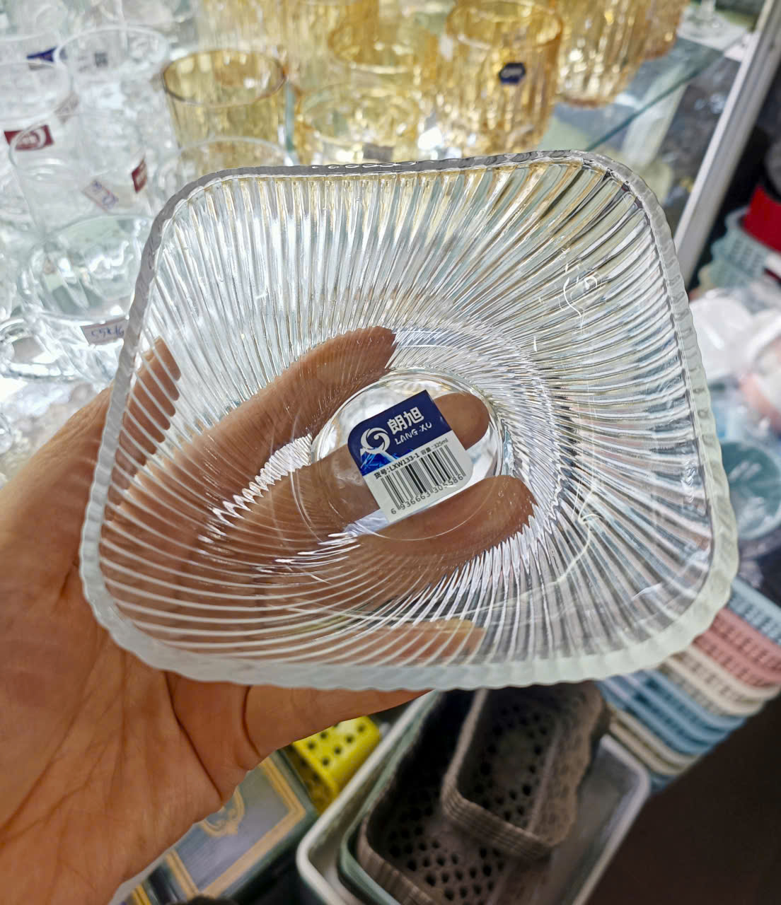 Âu thủy tinh 10x10cm